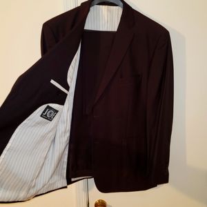 Men's Custom Maroon Suit